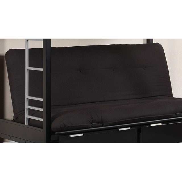Knox Black 6" Black Futon Mattress