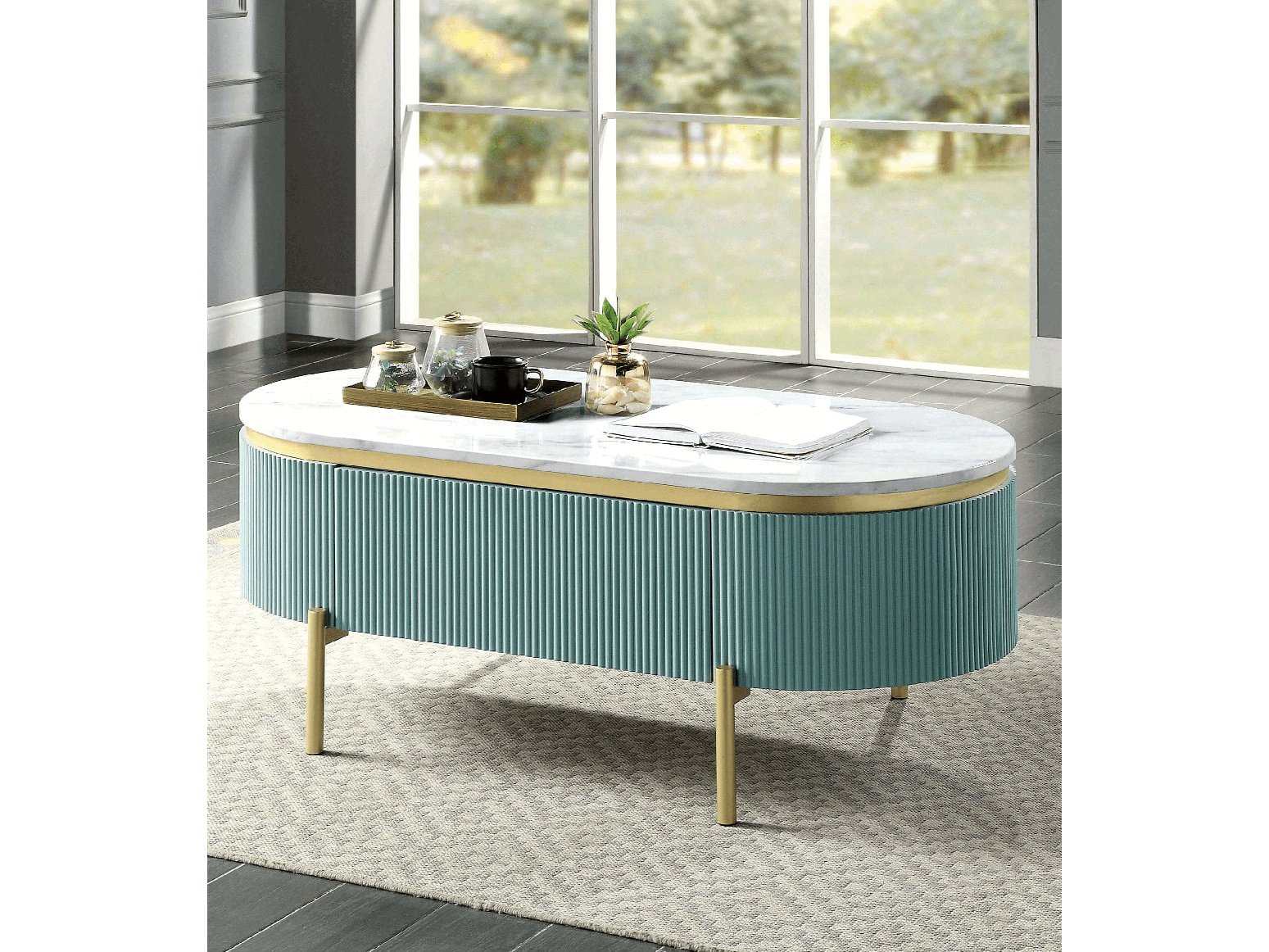 Koblenz Light Teal Coffee Table
