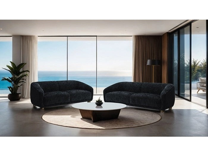 Kolvere Black Upholstery Set Living Room Set