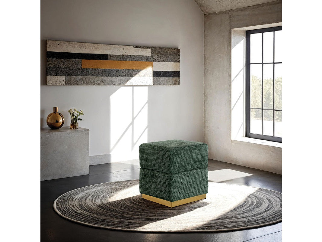 Krysten Green Storage Stool