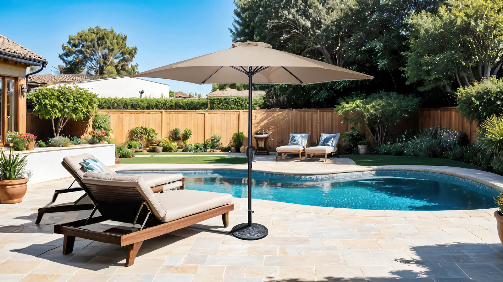 Lali Beige Outdoor Umbrella