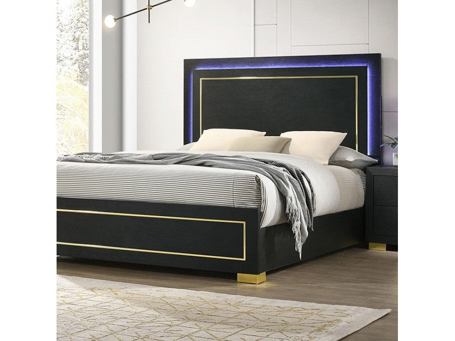 Latimer Black Twin Bed