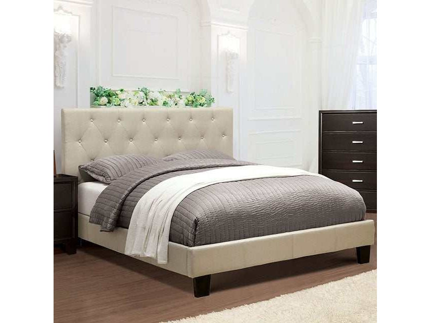 Leeroy Ivory Twin Bed