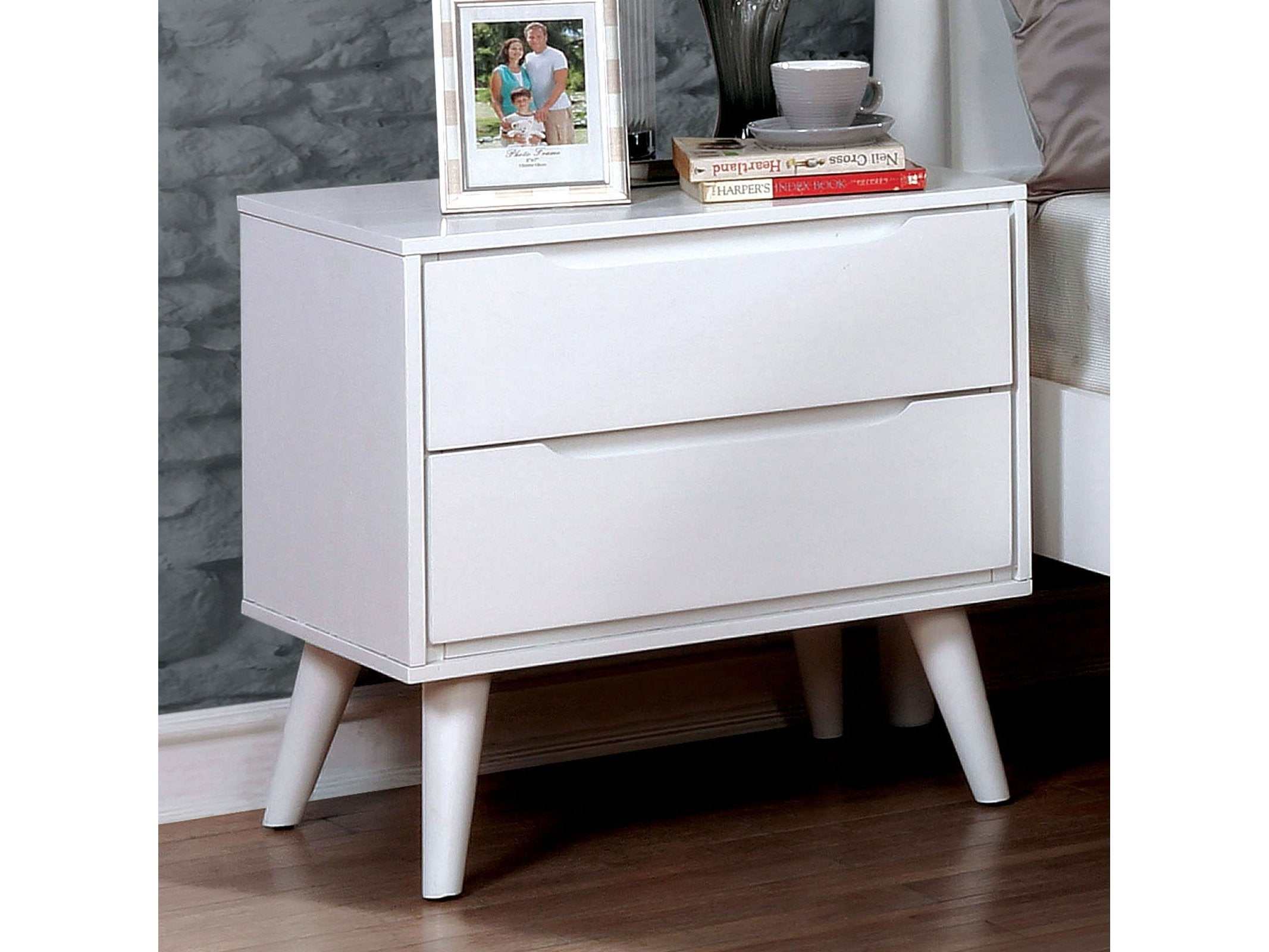 Lennart White Nightstand
