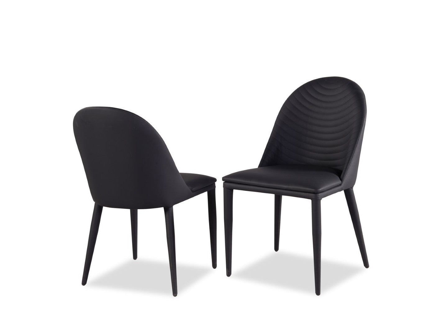 Lenvik Black/White Side Chair (Set of 2)