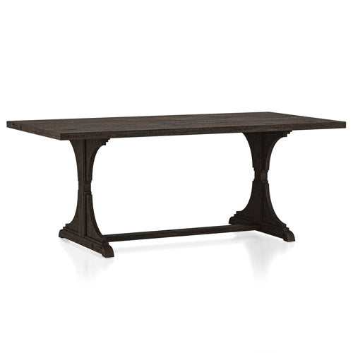 Leonidas Antique Black Dining Table