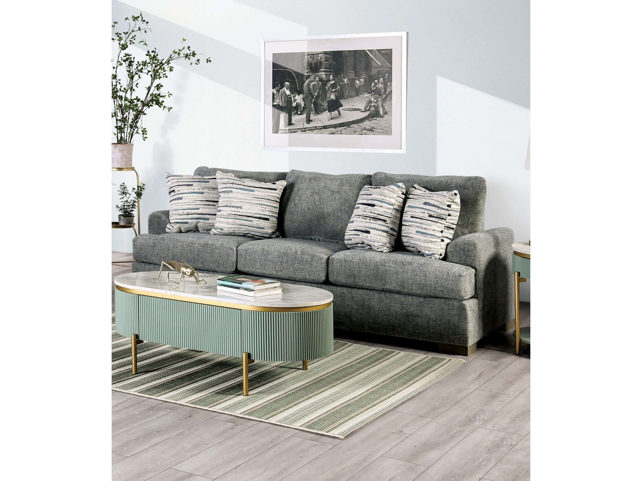 Leytonstone Gray Sofa
