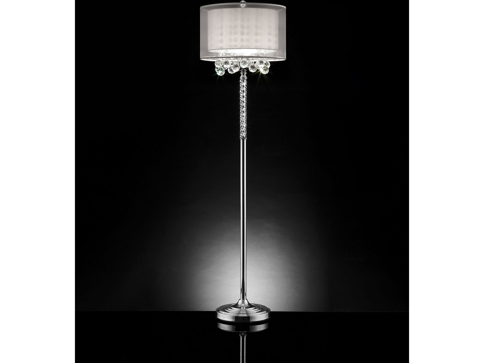 Lila Silver Floor Lamp