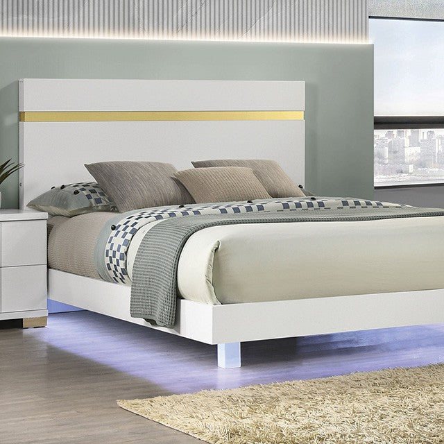 Lillestrom White Queen 4 Piece Bedroom Set