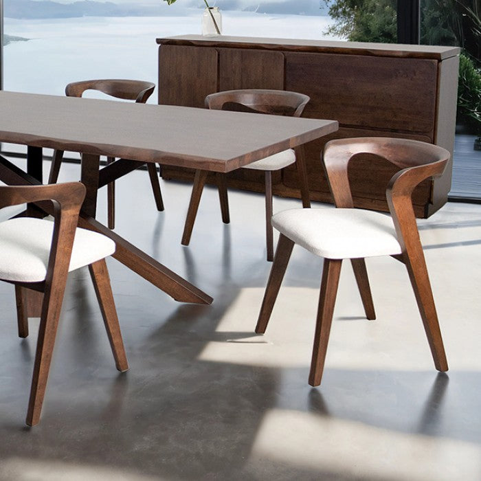 Logstor Walnut Dining Table
