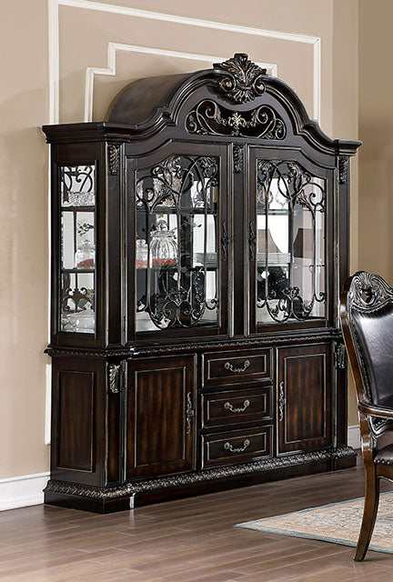 Lombardy Walnut Hutch & Buffet