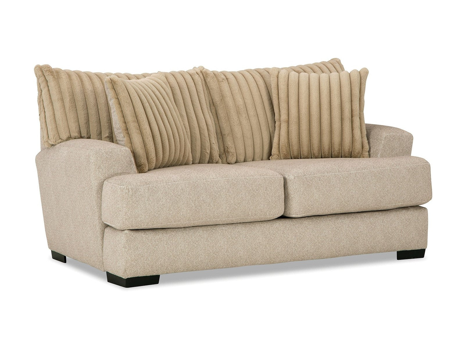 Loughlin Light Brown Loveseat