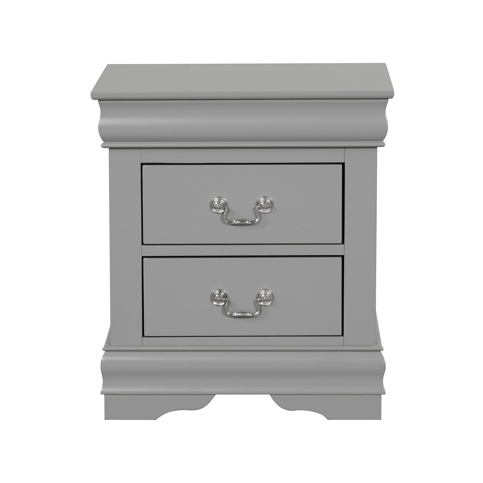 Louis Philippe Gray Nightstand