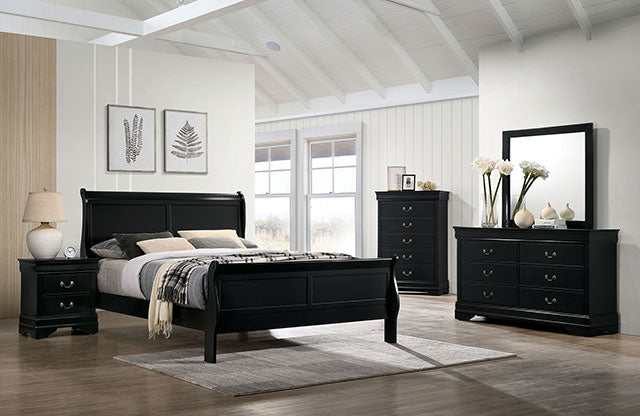 Louis philippe Black Dresser