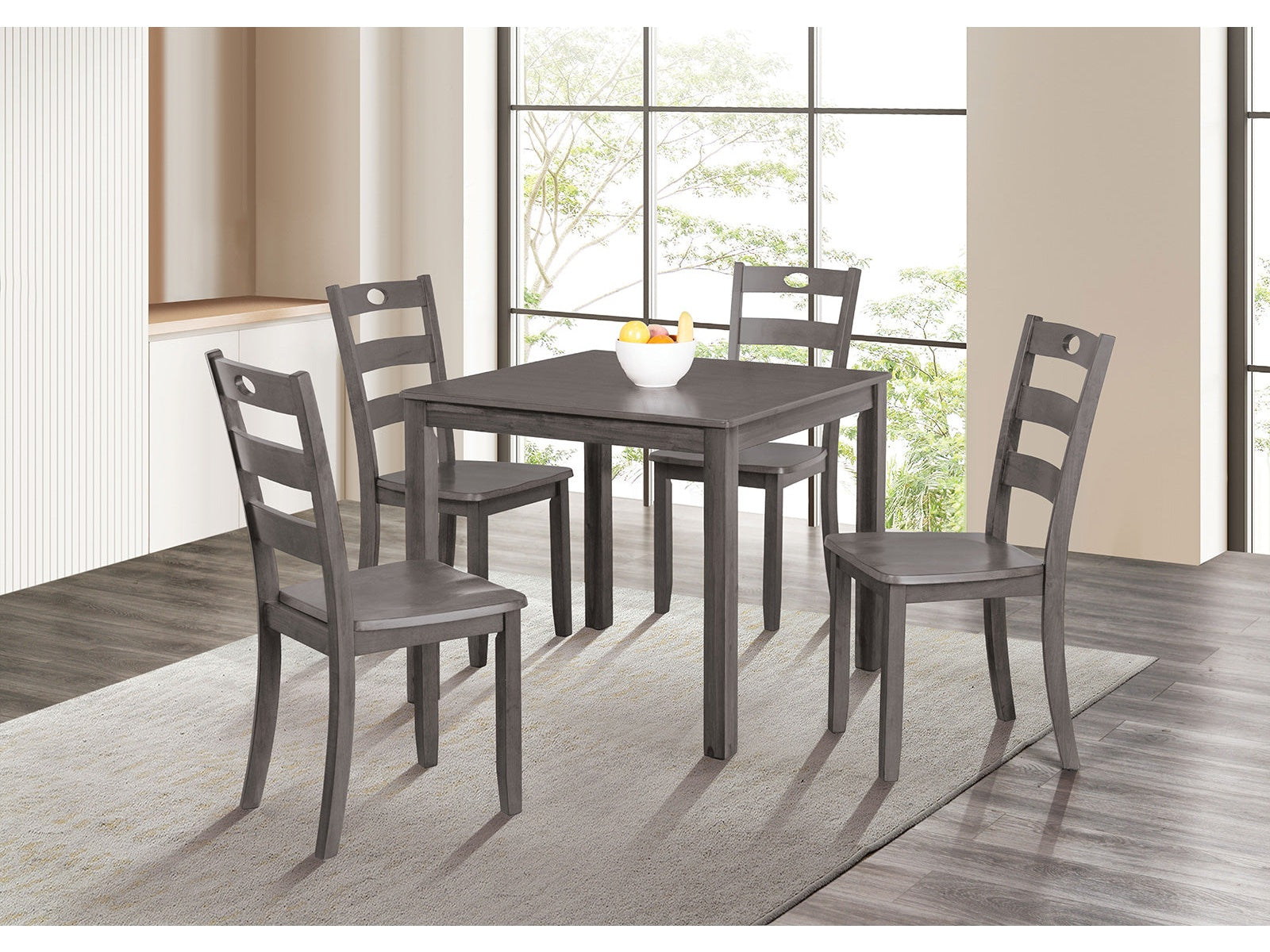 Lubbock Gray Dining Set