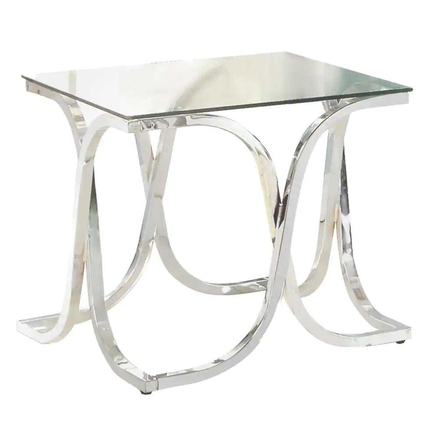 Luxa Chrome End Table
