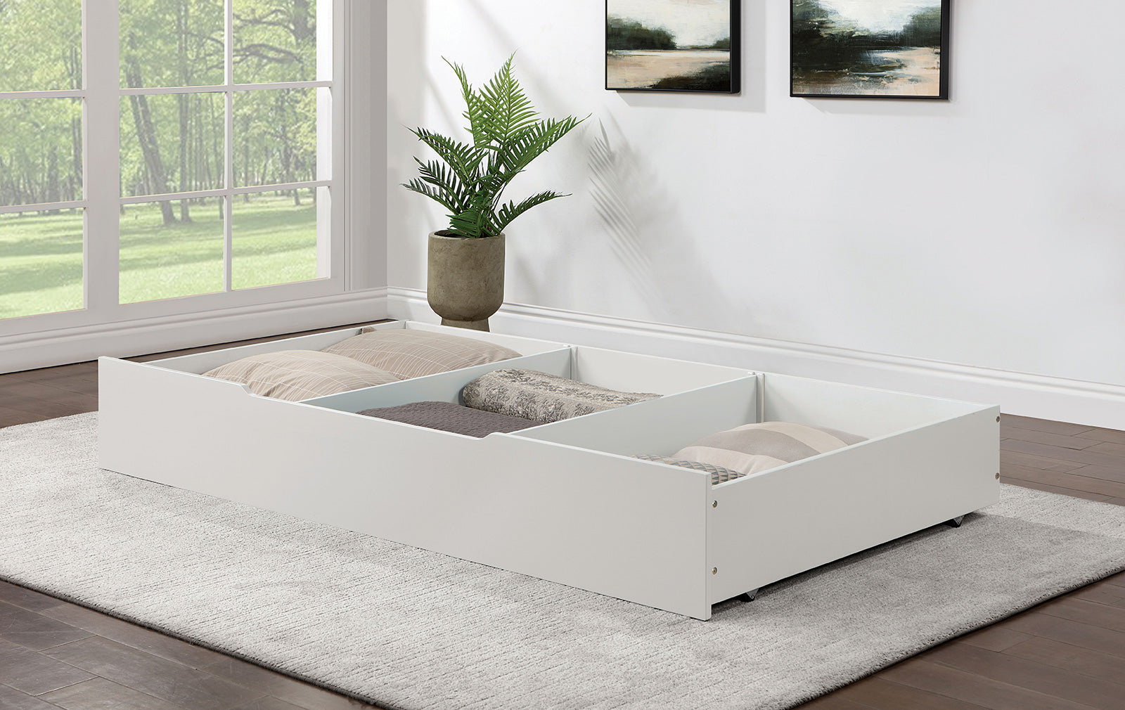 Lycorida White Twin Bed