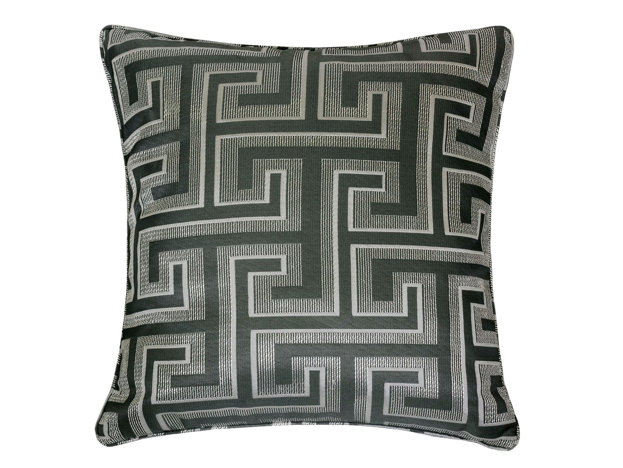 Macie Silver/Gray Pillow (Set of 2)