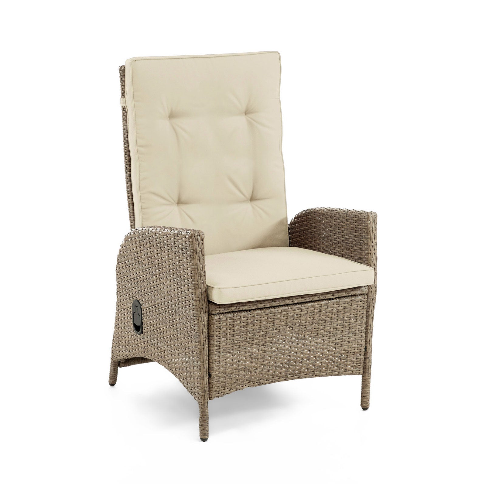 Mackay Beige/Natural Teak 4 Piece Chair