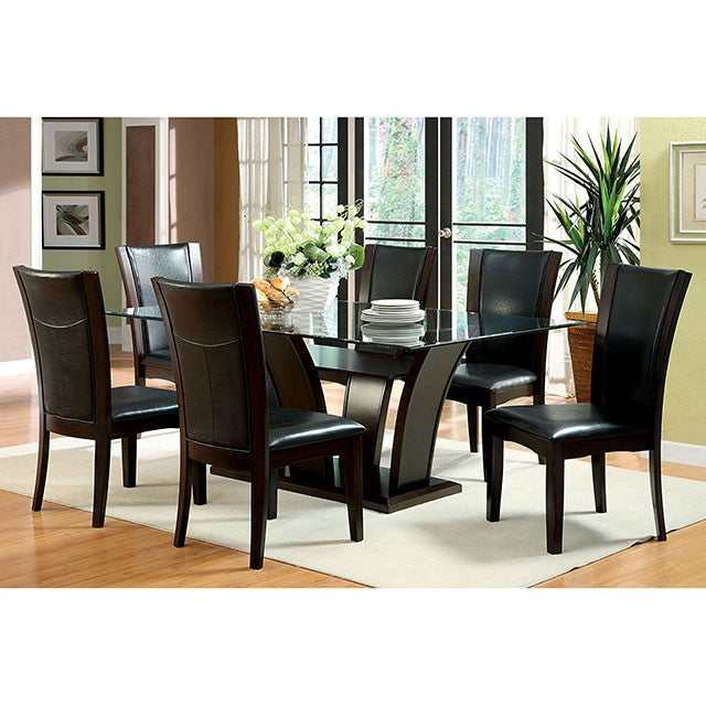 Manhattan Dark Cherry/Brown Side Chair (Set of 2)
