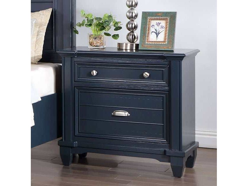 Manzanillo Slate Blue Nightstand