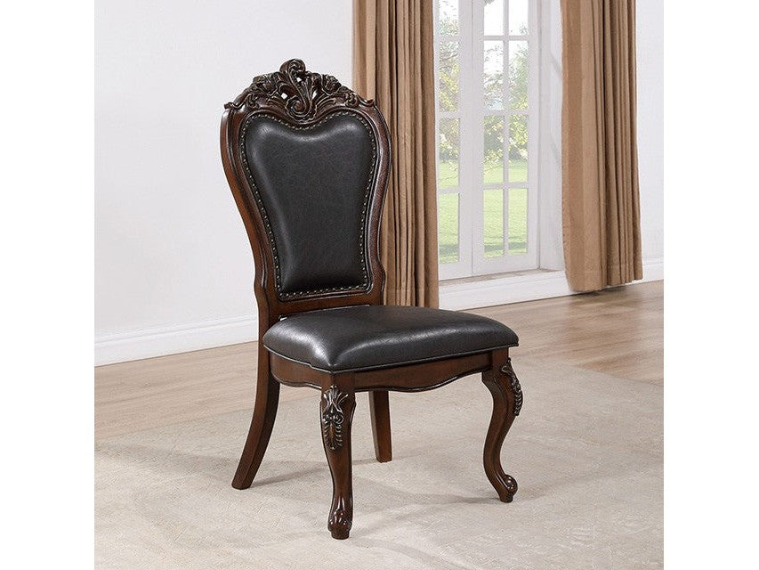 Manzanita Dark Cherry/Black Side Chair (Set of 2)