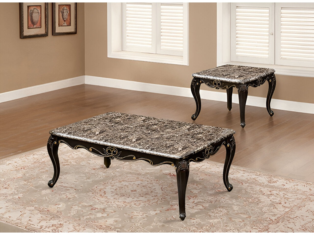 Marston Dark Walnut Coffee Table
