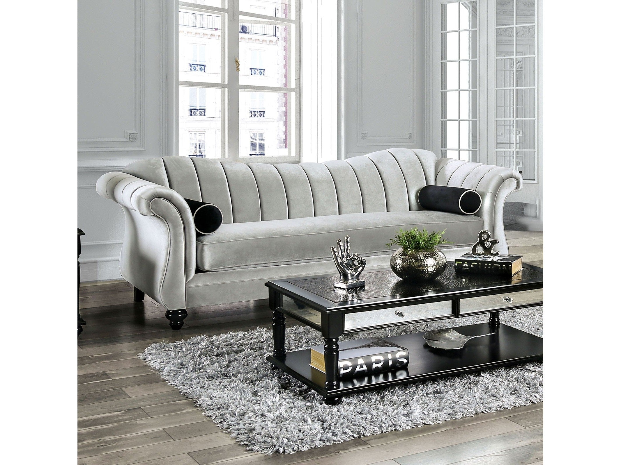 Marvin Pewter Sofa