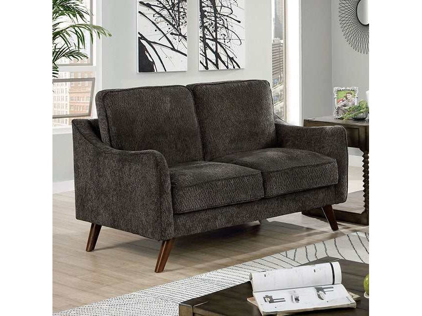 Maxime Dark Gray Loveseat