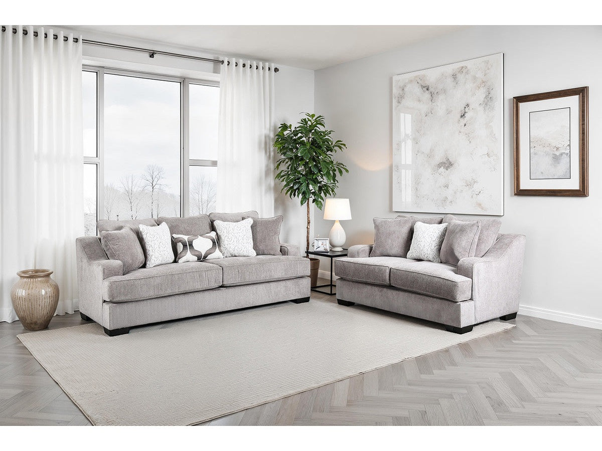 Mayfield Gray Sofa & Loveseat