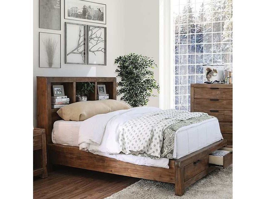 Mcallen Weathered Light Oak Eastern King Bed