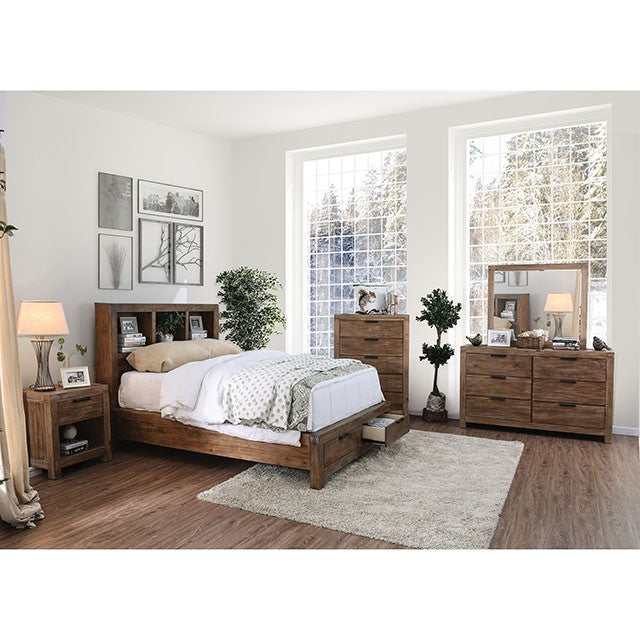 Mcallen Weathered Light Oak Eastern King Bed