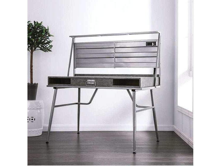 Mccredmond Silver Desk w/ USB