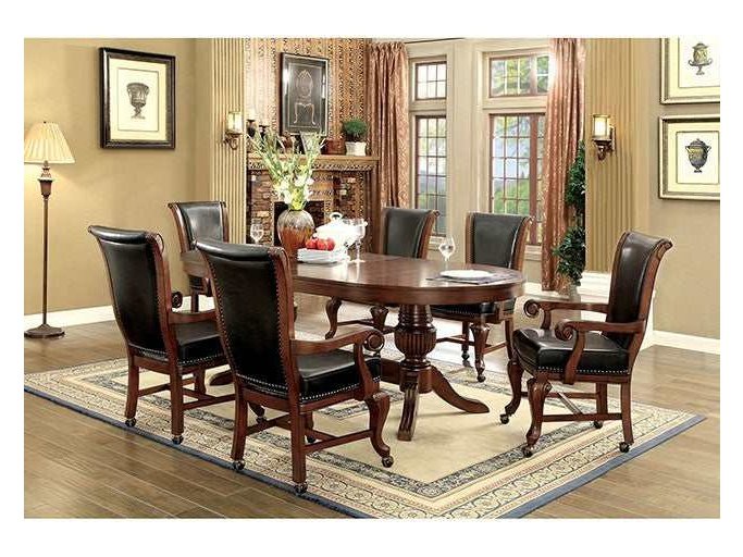 Melina Brown Cherry Game Table