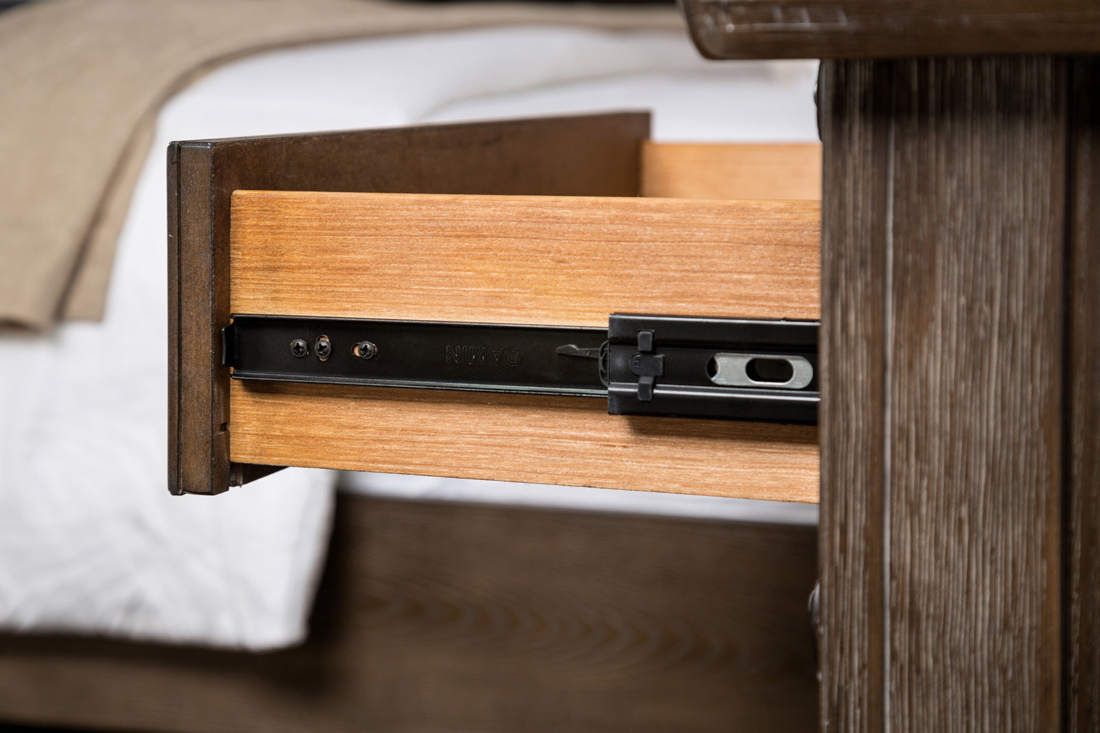 Merthyr Brown Nightstand