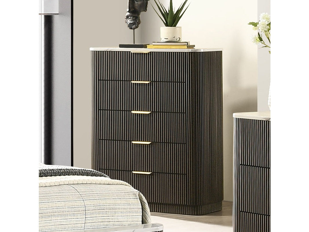 Merthyr Dark Walnut Chest