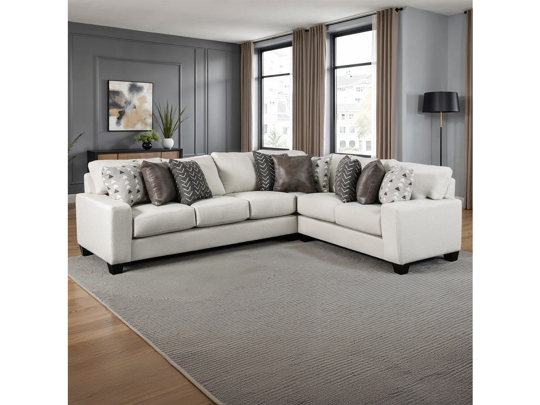 Millburn White Sectional