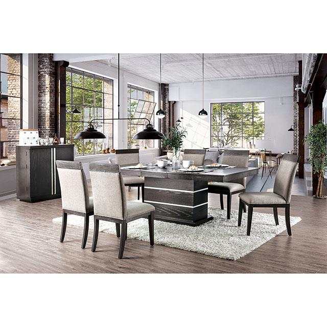 Modoc Espresso/Beige Side Chair (Set of 2)