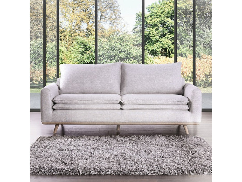 Monthey Oak/Light Gray Sofa