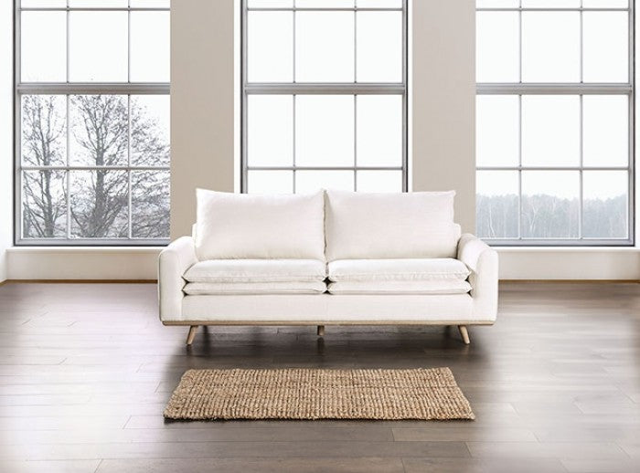Monthey Oak/Linen White Sofa