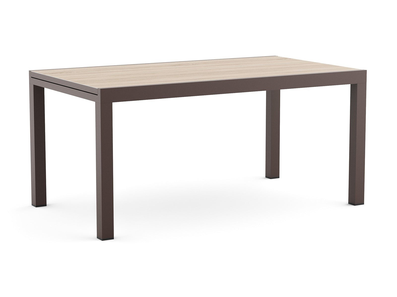 Monza Gun Metal/Gray Outdoor Dining Table