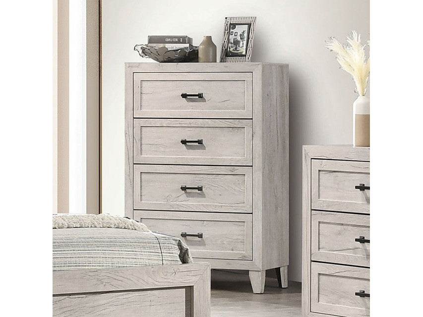 Mysen White Wash Chest
