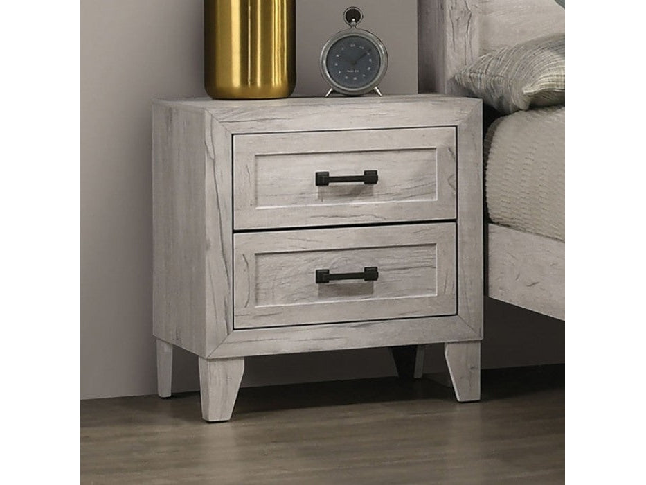 Mysen White Wash Nightstand