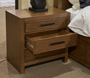 Lelander Three Drawer Night Stand