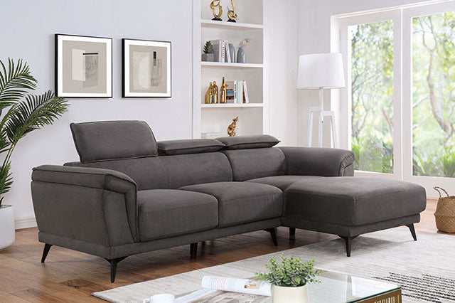 Napanee Dark Gray Armless Chair