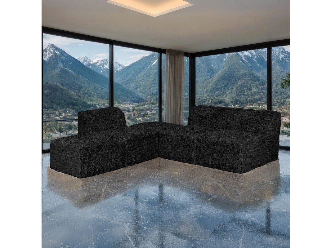 Nappi Black L-Sectional A