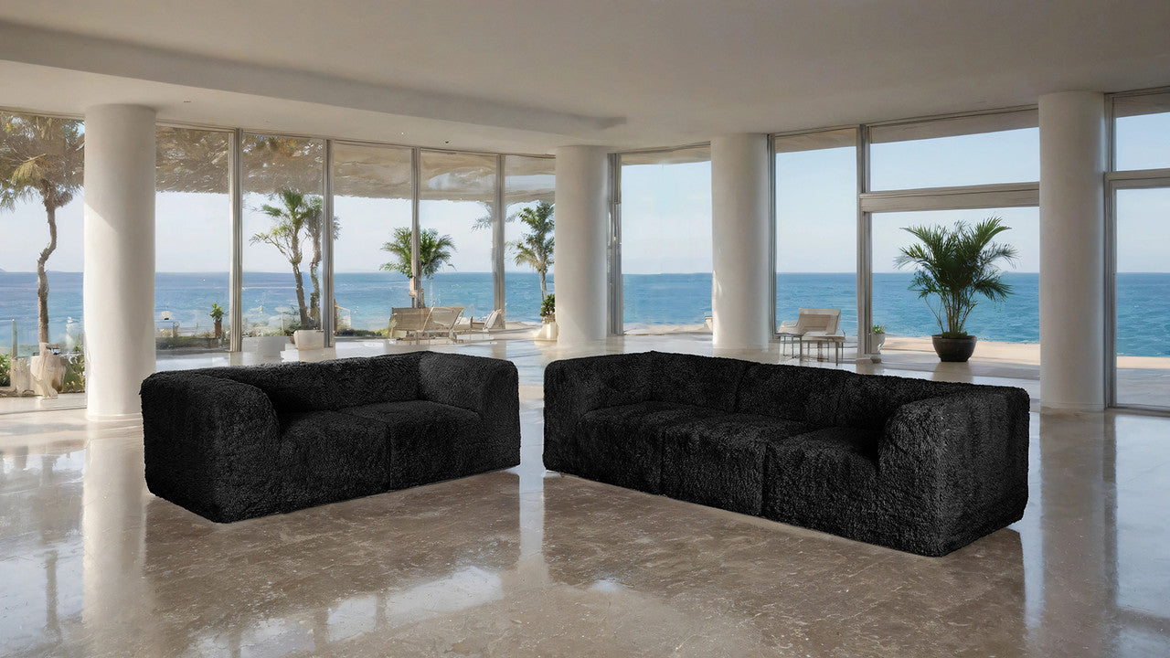 Nappi Black Sofa
