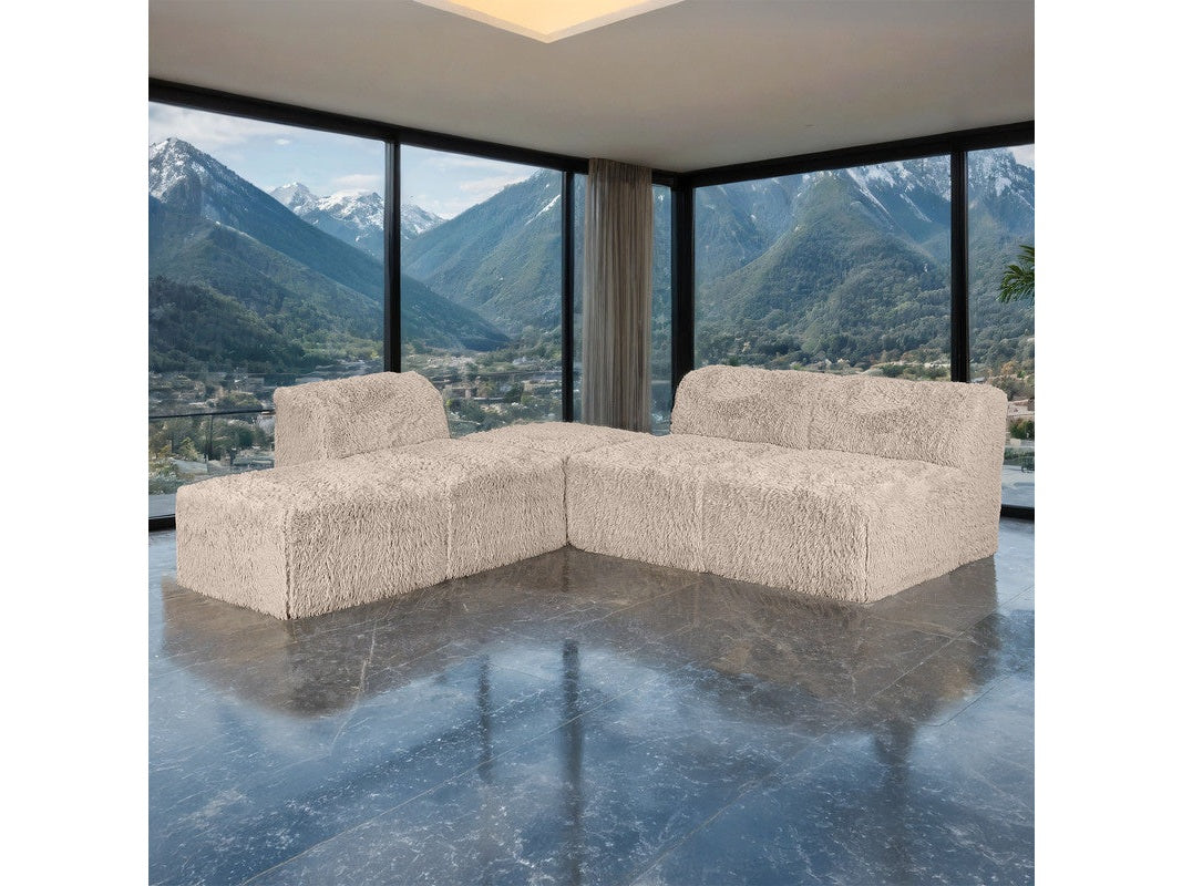 Nappi Taupe L-Sectional A