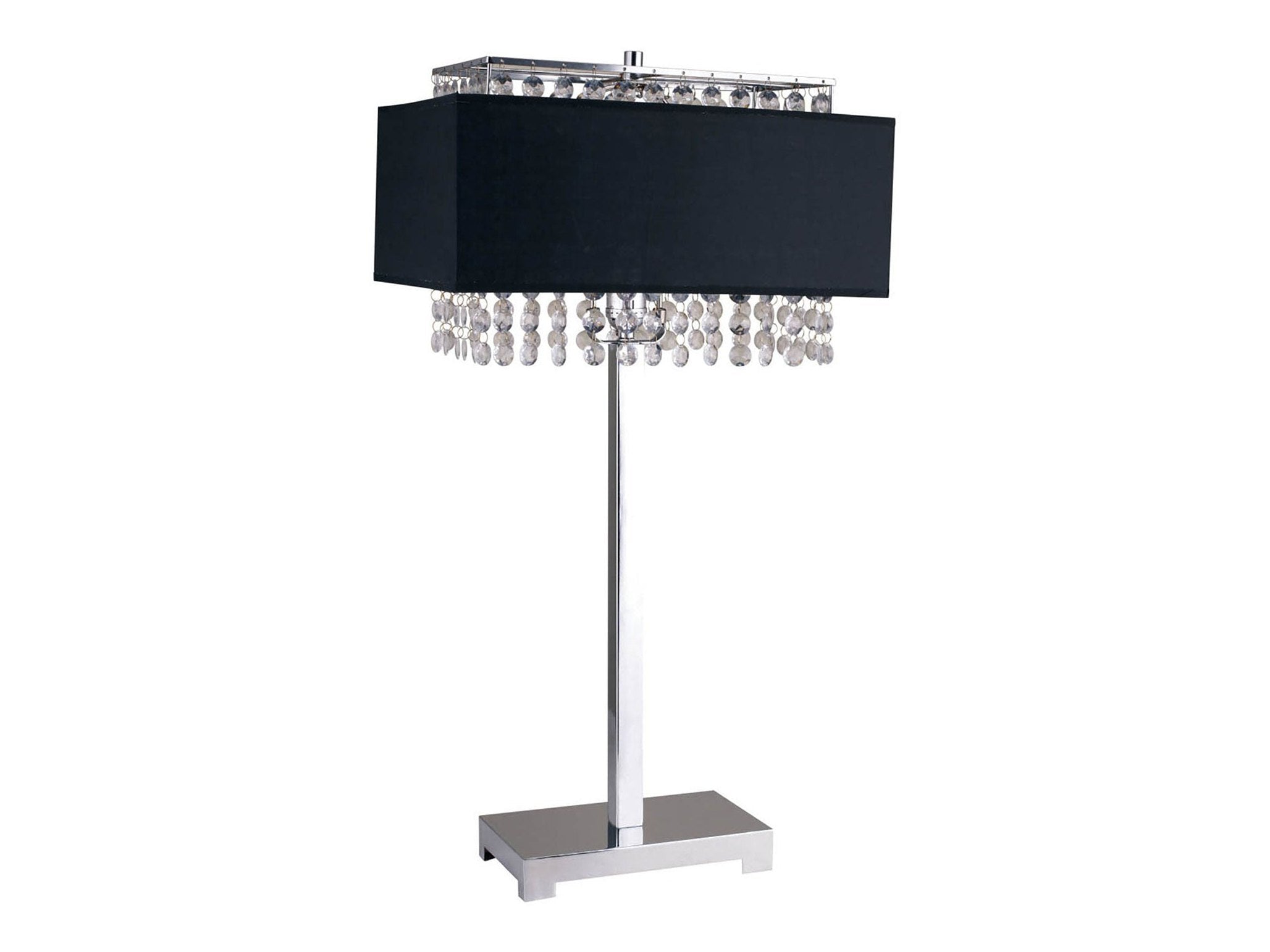 Naya Chrome/Black Table Lamp
