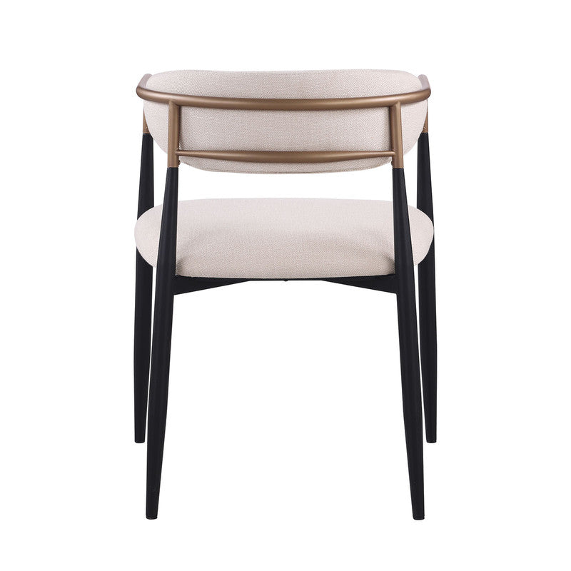 Neasden Natural/Black/White Side Chair (Set of 2)